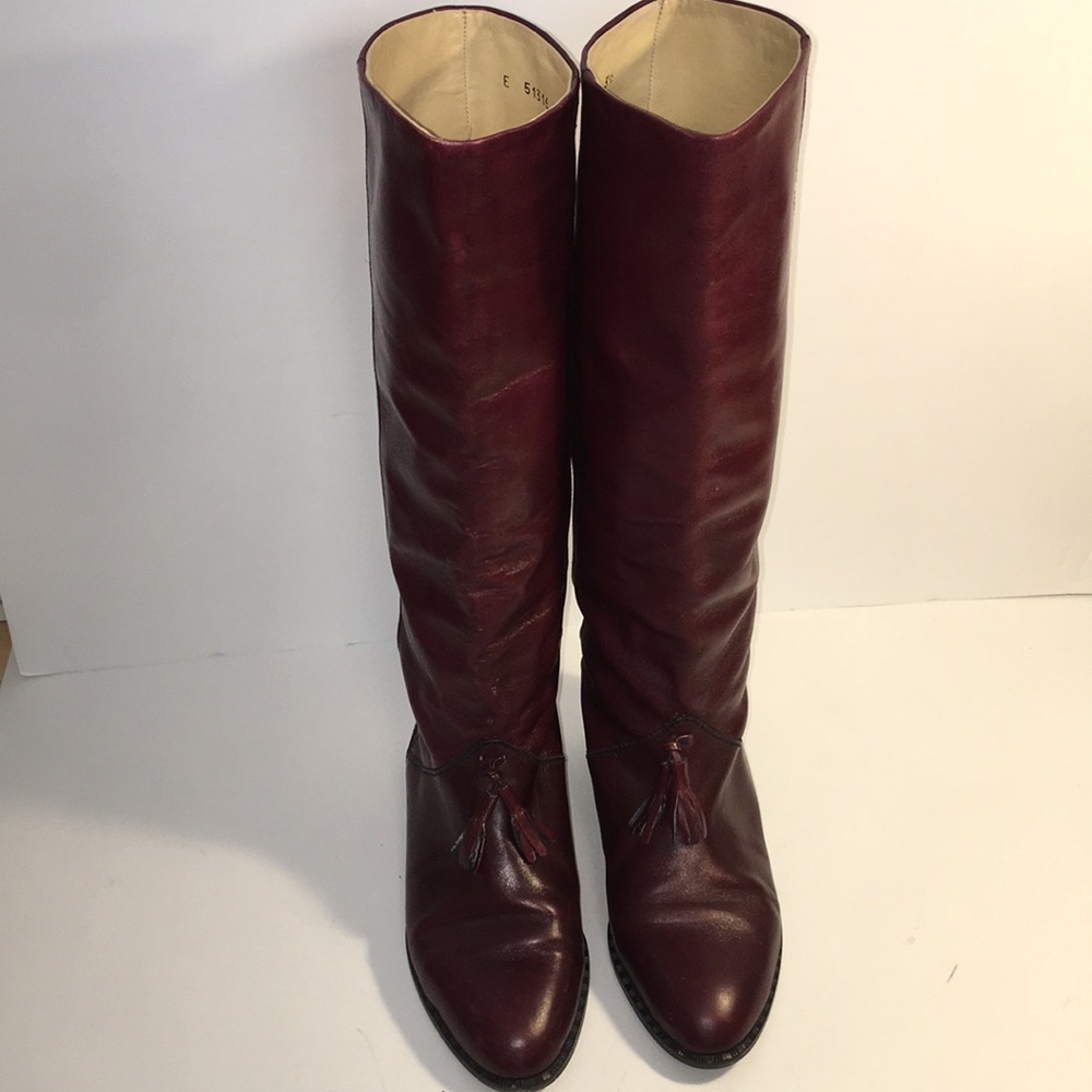Elastomer Vintage Riding Boots in Congac